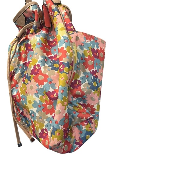 Coach Floral Multicolor Shoulder Bag - Picture 6 of 13